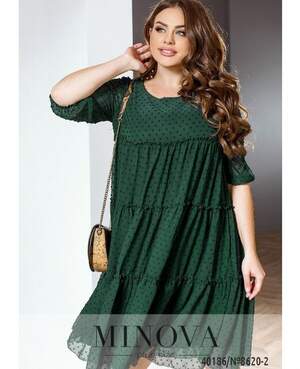 Cукня №8620-2-Темно-Зелений