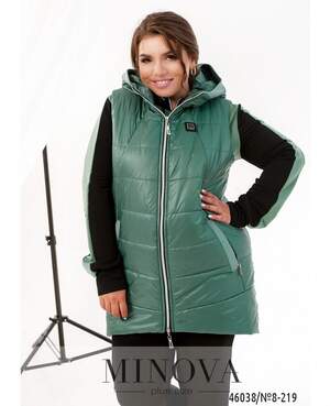 Жилет №8-219-Оливка