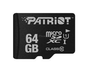Карта пам'яті 64GB Patriot microSD class10 UHS-1