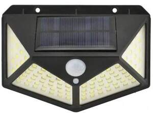 Ліхтар вуличний із датчиком руху на сонячній батареї UKC CL-100