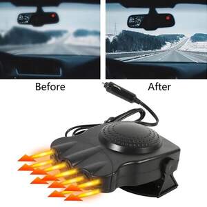 Автомобільний електричний обігрівач для скла та салону в прикурювач 12в.
