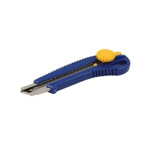 Нож усиленный с выдвижным лезвием сегментное лезвие 18*100 мм Винтовой замок