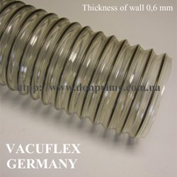 Шланг для вентиляции полиуретановый со стальной спиралью Vacuflex Шланг для вентиляции полиуретановый со стальной спиралью Vacuflex