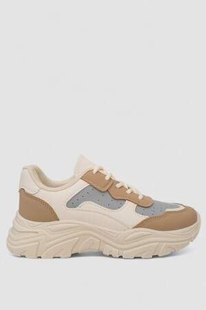 Кросівки жіночі, колір бежевий, 248RA90-20