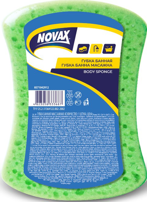 NV Губка банна мас ергоном 1 шт