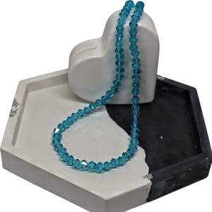 Біконус 4мм блакитний