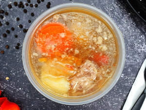 Shurpa - meat soup Shurpa - meat soup
