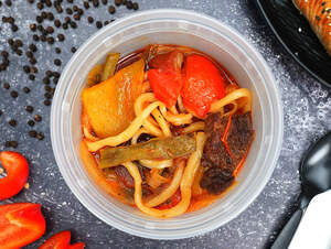 Beef noodle soup Lagman Beef noodle soup Lagman