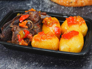 Kavardak-braising meat and potato Kavardak-braising meat and potato