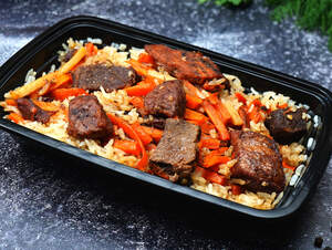 Pilaf Samarkand style(Beef 880 kcal) Pilaf Samarkand style(Beef 880 kcal)