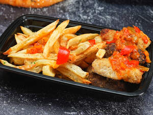 Lula with french fries Lula with french fries