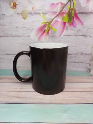 Напівматова чашка хамелеон | Принт включено у вартість