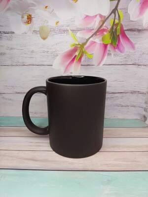 Чашка хамелеон з чорною серединкою | Чашка що змінює колір | Принт у вартості