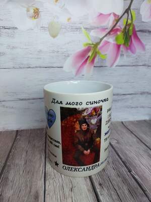 Глянцева чашка-хамелеон для сина з — подарунок з характером Глянцева чашка-хамелеон для сина з — подарунок з характером