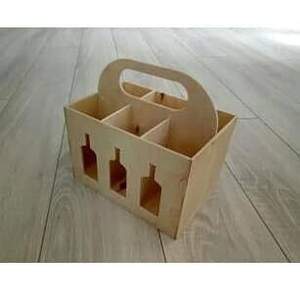 Ящик-переноска для 6 бутилок пива