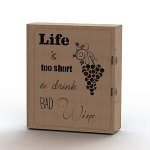 Коробка для шампанського та дво фужерів