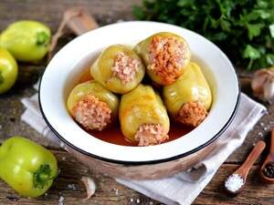 Перець фарширований (свинина, яловичина)