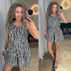 Костюм штапель зебра