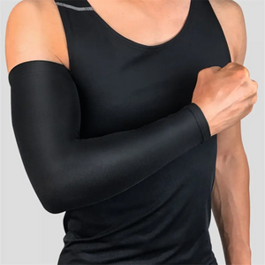 Компресійний бандаж-нарукавник на ліктьовий суглоб для баскетболу – еластичний спортивний налокітник Компресійний бандаж-нарукавник на ліктьовий суглоб для баскетболу – еластичний спортивний налокітник