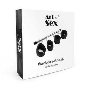 Колодка-розпірка для рук та ніг Art of Sex – Bondage Soft Touch BDSM Spreader, чорний Колодка-розпірка для рук та ніг Art of Sex – Bondage Soft Touch BDSM Spreader, чорний