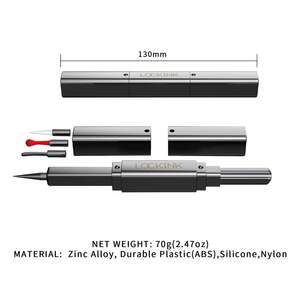 Ексклюзивний тиклер LOCKINK 5-head Flirting Tickler - Grey з п'ятьма насадками Ексклюзивний тиклер LOCKINK 5-head Flirting Tickler - Grey з п'ятьма насадками