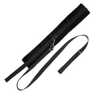 Набір нашийник з повідцем та маска Art of Sex – Soft Touch Light, чорний Набір нашийник з повідцем та маска Art of Sex – Soft Touch Light, чорний