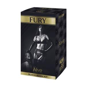 Набір для BDSM Alive FURY Black BDSM Kit, 10 предметів Набір для BDSM Alive FURY Black BDSM Kit, 10 предметів