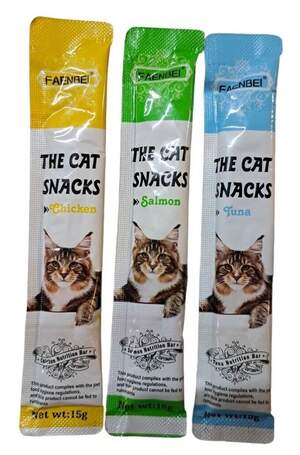Вершковий стік для котів FAENBEI в асортименті 5шт (власне фасування)