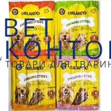 Орландо МЕГАПАК м'ясні палички для собак з телятиною 16шт/блістер уп.