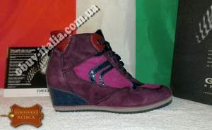Сникерcы женские замшевые знаменитой фирмы Geox оригинал из Италии