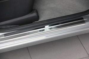 Накладки на пороги Nissan Note Накладки на пороги Nissan Note