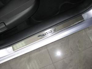 Накладки на пороги Mazda 6 Накладки на пороги Mazda 6