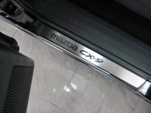 Накладки на пороги Mazda CX-9 Накладки на пороги Mazda CX-9