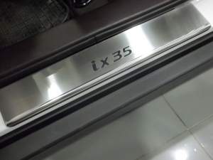 Накладки на пороги Nissan IX-35 Накладки на пороги Nissan IX-35