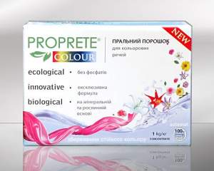 PROPRETE COLOUR. Бесфосфатный стиральный порошок для стирки цветных вещей PROPRETE COLOUR. Бесфосфатный стиральный порошок для стирки цветных вещей