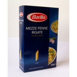Макарон.Издел. BARILLA n.70. Mezze penne rigate, 500 грамм.