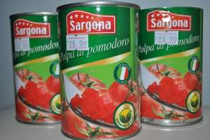 Помидоры консервированные SARGONA Polpa al pomodoro из Италии Помидоры консервированные SARGONA Polpa al pomodoro из Италии