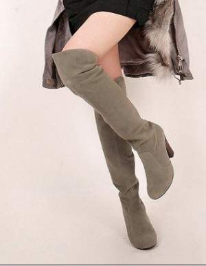 Fashion Pure Color High Boots Fashion Pure Color High Boots