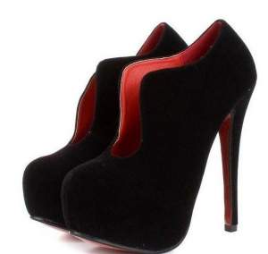 Special Slashed Design Pure Colour High-heeled Shoe Special Slashed Design Pure Colour High-heeled Shoe