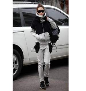 New Arrival High Collar Lambswool Tracksuit New Arrival High Collar Lambswool Tracksuit