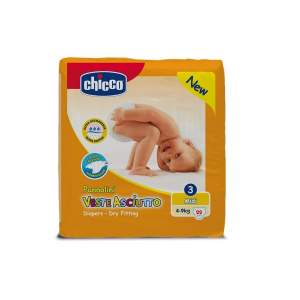 Подгузники Chicco, Midi 4-9 кг Подгузники Chicco, Midi 4-9 кг