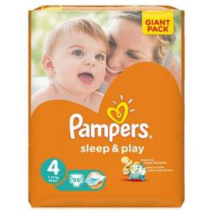 Подгузники Pampers Sleep&Play 4 (7-14кг) 86шт