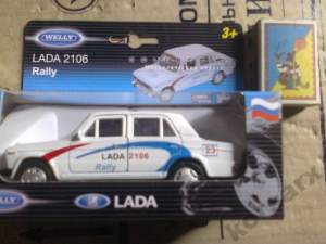 Металлическая модель машинки LADA 2106 Rally Металлическая модель машинки LADA 2106 Rally