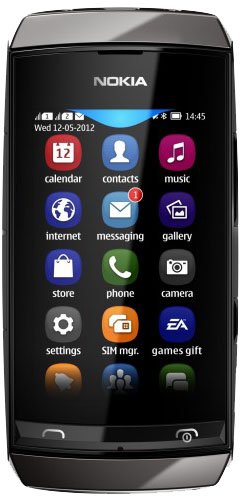 NOKIA ASHA 306 DARK GREY