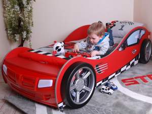 Кровать-машина Formula-S красная Advesta (Адвеста) Кровать-машина Formula-S красная Advesta (Адвеста)