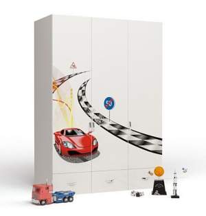 Шкаф трехстворчатый Formula белый Advesta (Адвеста) Шкаф трехстворчатый Formula белый Advesta (Адвеста)