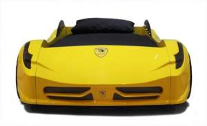 Кровать-машина WERT Mobilya Ferrari FF (ВЕРТ Мобиля Феррари ЭфЭф) желтая Кровать-машина WERT Mobilya Ferrari FF (ВЕРТ Мобиля Феррари ЭфЭф) желтая