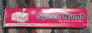 крем-анестетик speed numb