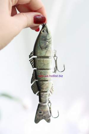 Воблер 6-и секционный, модель D6J04 40 грамм.