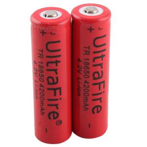 Аккумуляторы UltraFire 18650 4200mAh* 4.2V 2шт Аккумуляторы UltraFire 18650 4200mAh* 4.2V 2шт